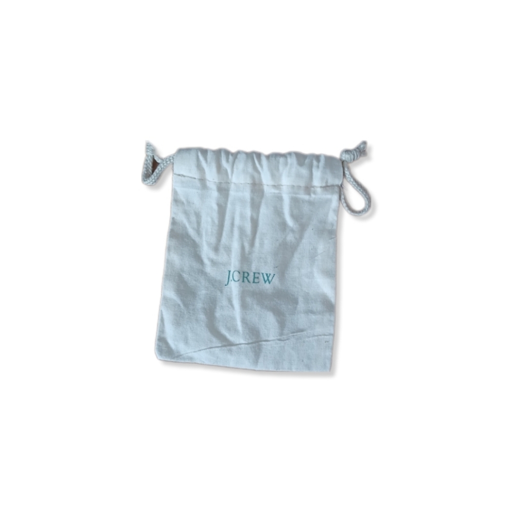 J. Crew drawstring dustbag
